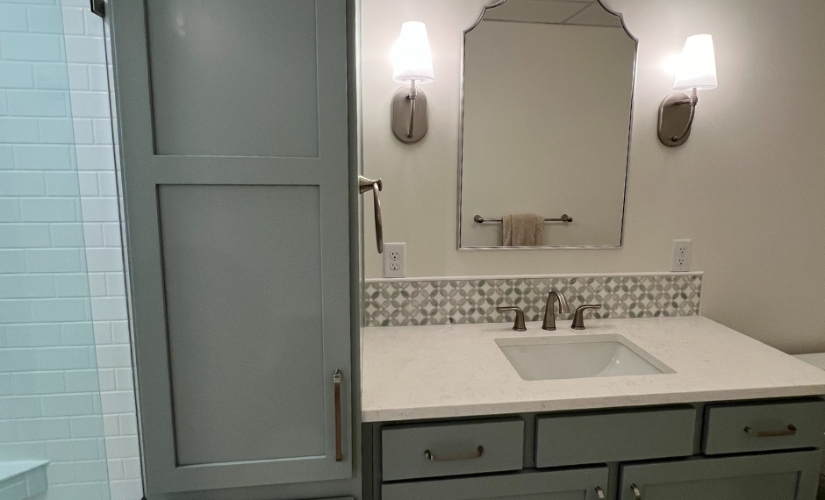 Beautiful Basement Bathroom  Bathroom near Ann Arbor Michigan